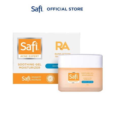 ⭐ BAGUS ⭐ SAFI ACNE EXPERT SOOTHING GEL MOISTURIZER 45gr | Pelembab Acne Series