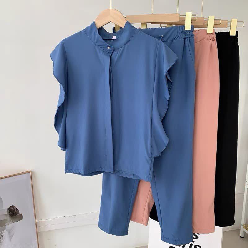 OMKARA SET - SET KOREA-SET WANITA-BAJU SET WANITA-KOREAN SET-ATASAN KOREA-KOREA STYLE