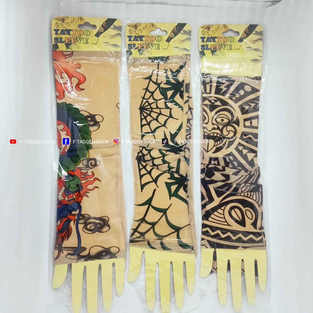 SARUNG LENGAN MOTIF GAMBAR | MANSET TATO | FASHION HANDSOCK