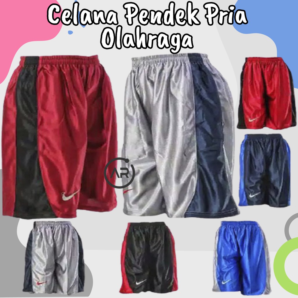  CELANA  PENDEK  PRIA UNTUK OLAHRAGA FUTSAL BADMINTON 