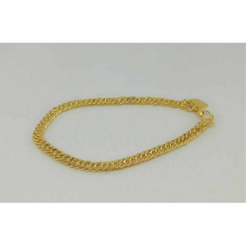 gelang rantai emas muda berat 3 gram
