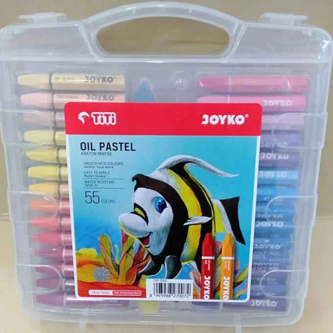 

(PERALATAN MENGGAMBAR) CRAYON JOYKO TITI 55 WARNA PROMO