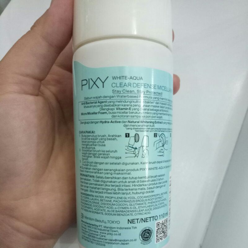 Pixy White Aqua Clear Defense Micellar Water 110ml