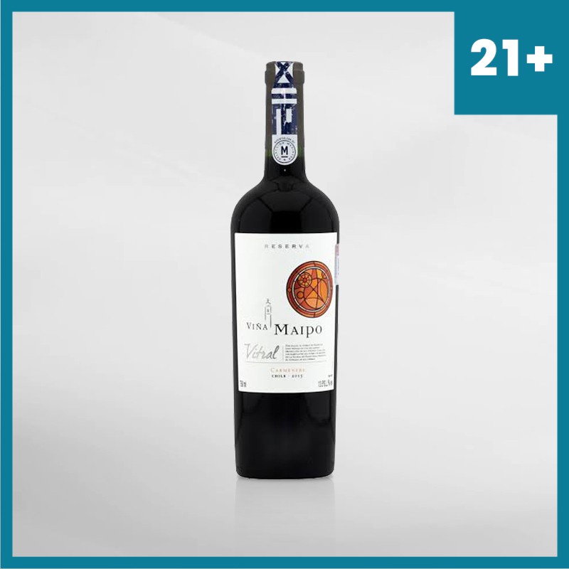 Vina Maipo Vitral Reserva Carmenere 750 Ml ( Original &amp; Resmi By Vinyard )