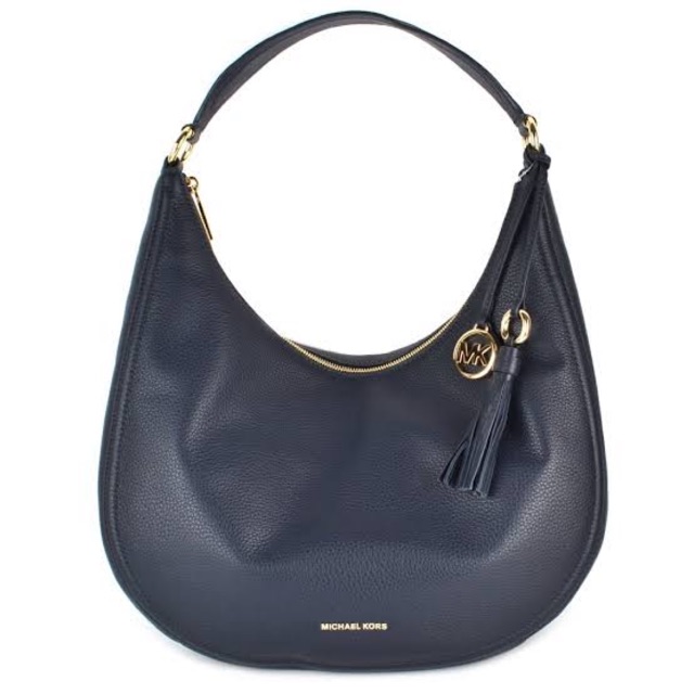 Tas Michael Kors MK Lydia Admiral Navy Large Hobo New Original
