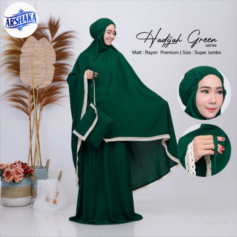 hadijah mukena dewasa by arshaka mukena adem mukena lembut mukena dewasa