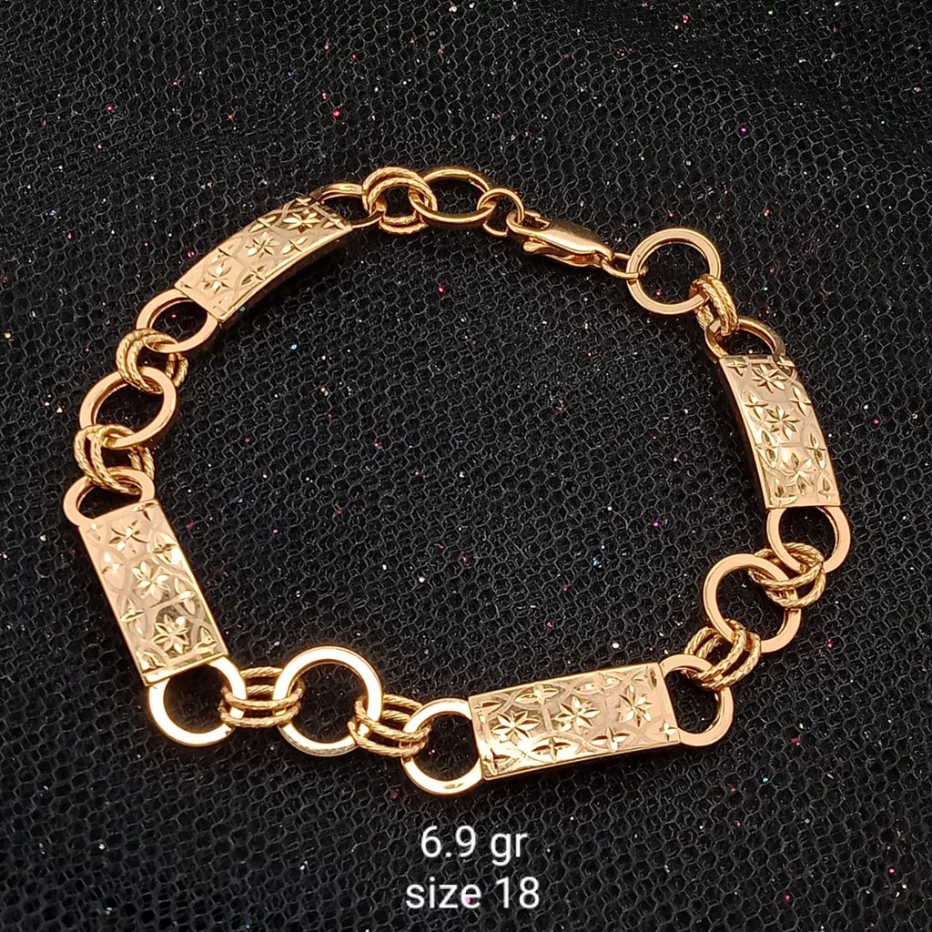 Gelang Emas 17K - 6.9 gr Kadar 750 - 445