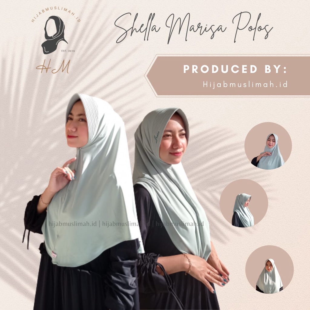 JILBAB INSTAN SHELLA MARISA POLOS