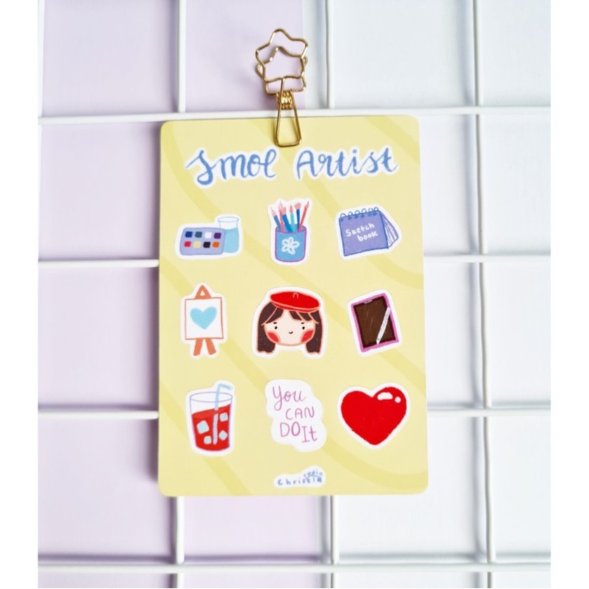 

chrisela studio | sticker dekorasi waterproof - smole artist