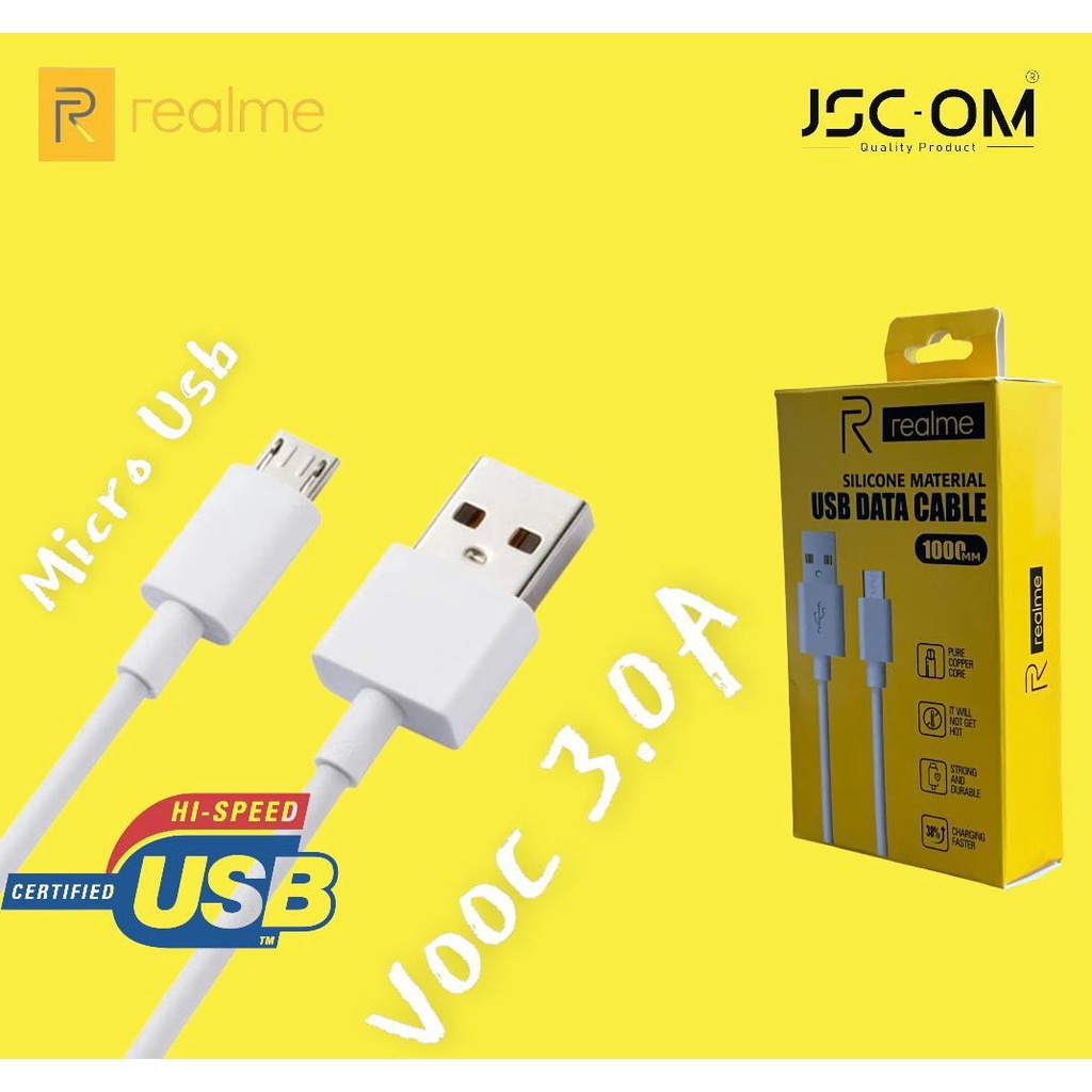 [SO] Kabel Data REALME Micro Usb Oc Kualitas Bagus