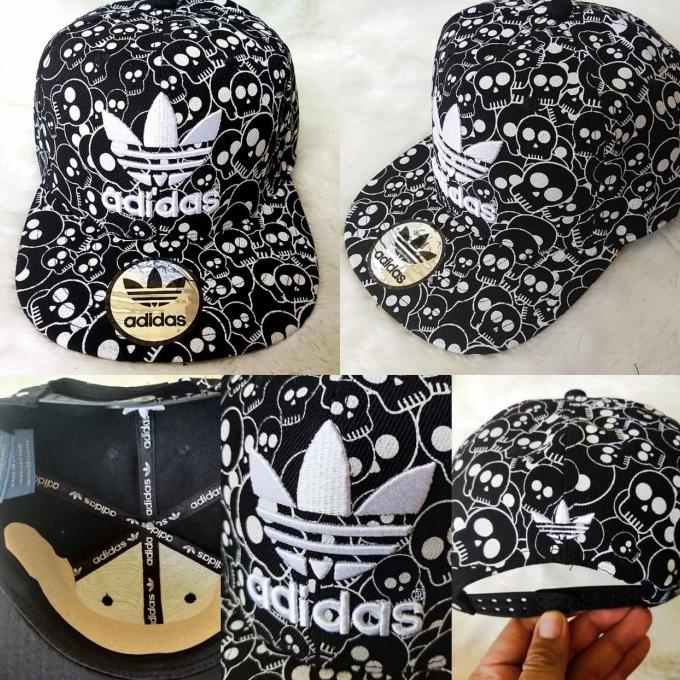 Topi Snapback ADIDAS SKULL premium import(not nike adidas