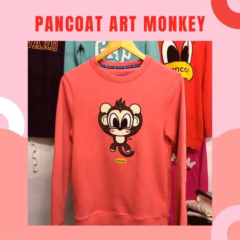 PANCOAT CREWNECK ART MONKEY
