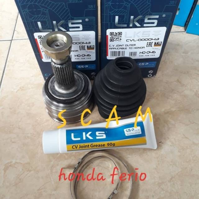 Cv Joint Luar As Roda Depan As Kopel Luar Honda Ferio