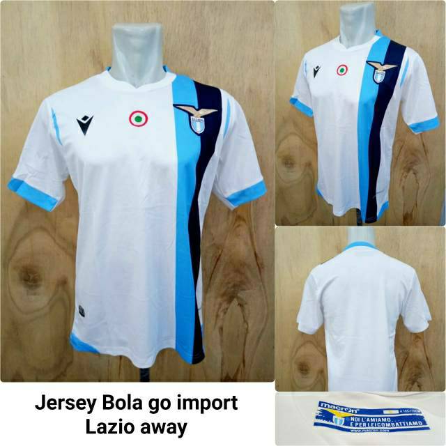 JERSEY BOLA SS LAZIO GRADE ORI THAILAND / BAJU BOLA GO LAZIO HOME AWAY THIRD 3RD