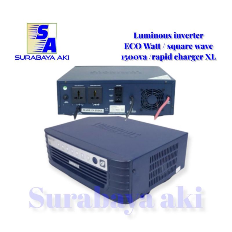 INVERTER LUMINOUS ECO WATT SQUARE WAVE 1500VA 24V CHARGER XL