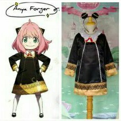 Spy X Family Kostum Anya Forger Cosplay Anime Anya Forger Spy X Family