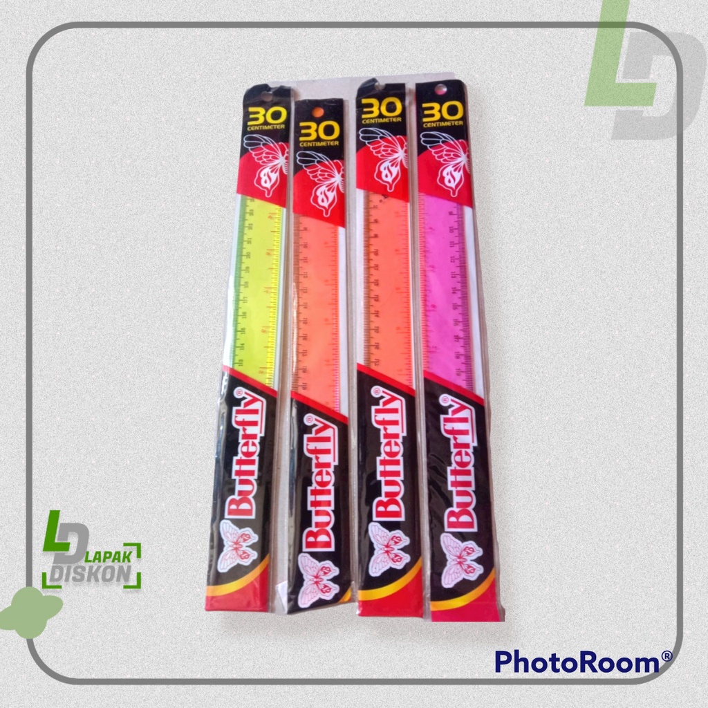 

Penggaris Warna-warni | Penggaris Butterfly | Penggaris 30cm | Ruller 30cm