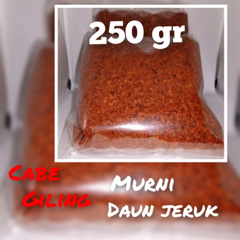 

Cabe Bubuk Giling 250 Gr bubuk kasar