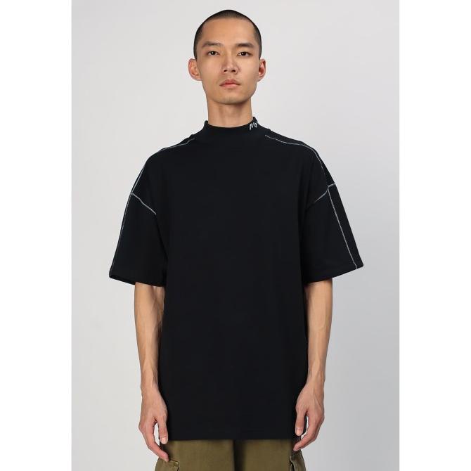 Kaos Oversized Pria - Muzca Oversized Turtleneck Top
