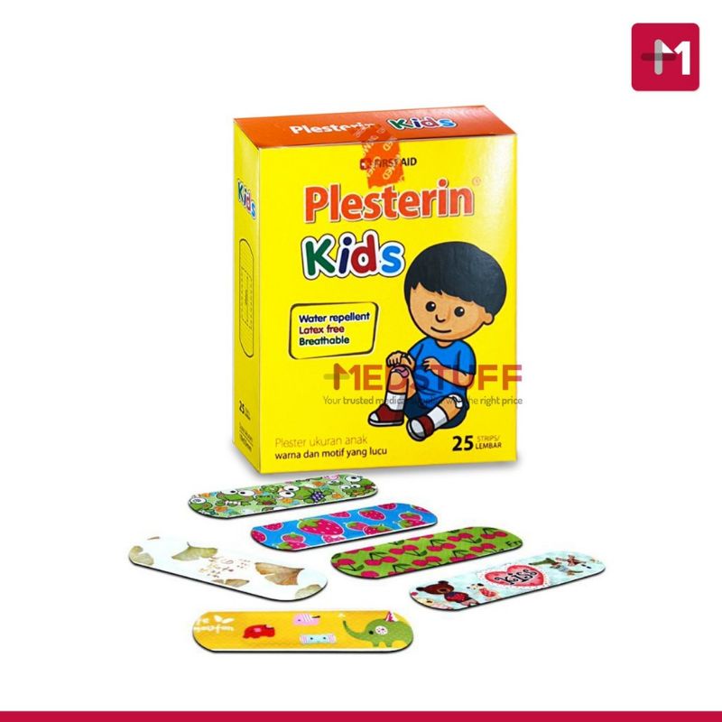 (ISI 25 Pcs )Plester Luka by ONEMED motifPlesterin Kids plester Luka Anak