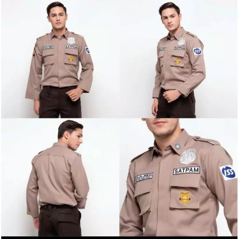  Baju  Security Cewe  Nama Nur Baju  Seragam Pdl Security 