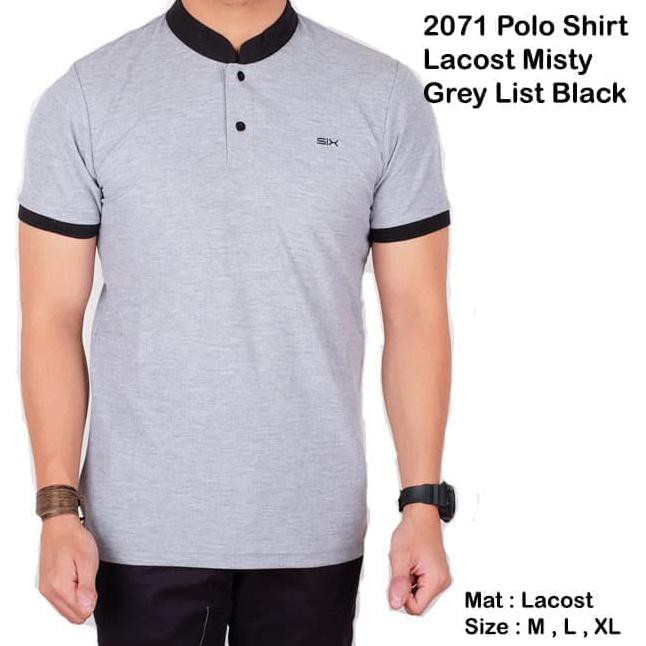 Polo Shirt Hitam Polos Pendek / Kaos Pria Kerah Koko / Baju Kaos Kerah Top Quality