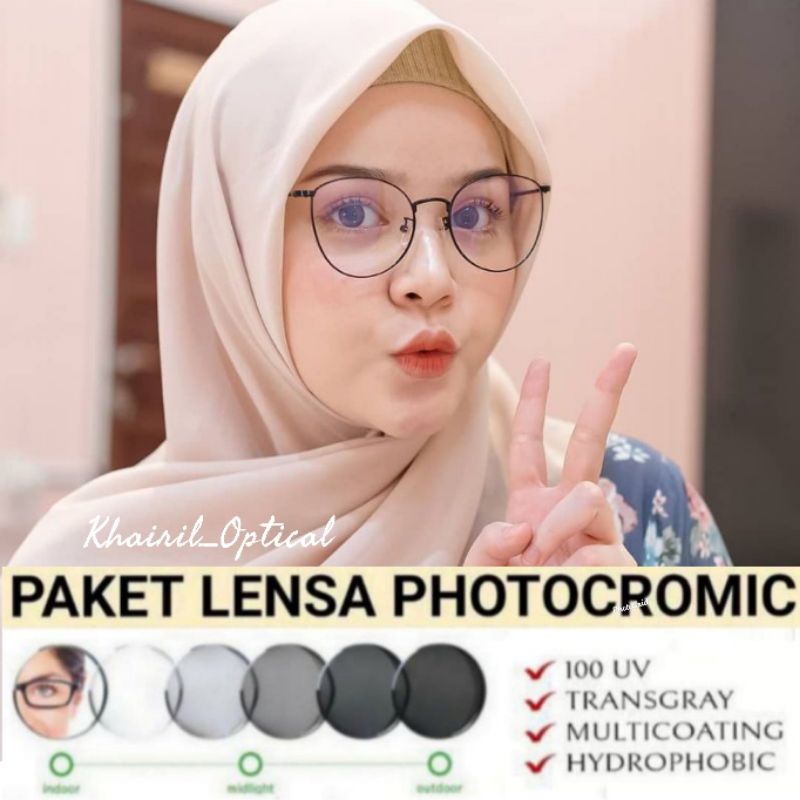 Kacamata 6073 + Lensa Photocromic Antiradiasi / Kacamata minus antiradiasi 6073