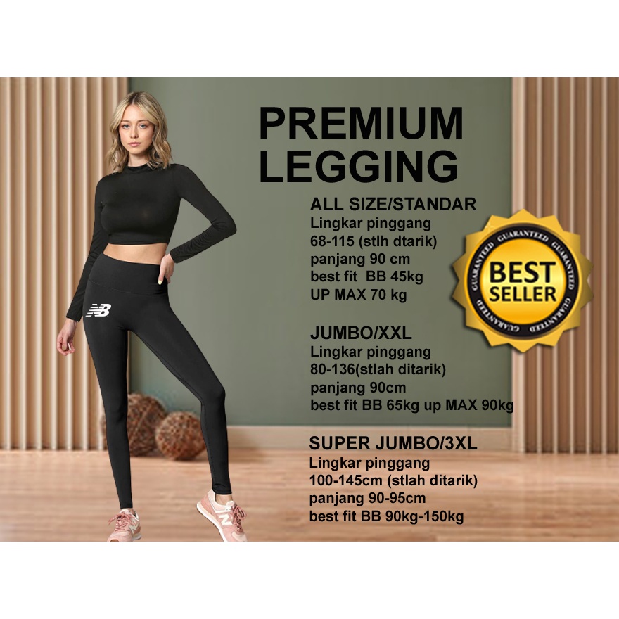 PROMO Celana Legging Wanita Import Tebal Celana Legging Premium Celana Legging Wanita Dewasa Murah L