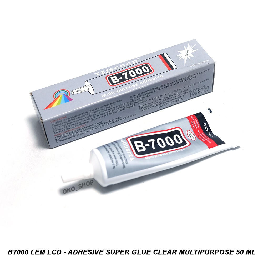 

B7000 LEM LCD - Adhesive Super Glue Clear Multipurpose 50ml