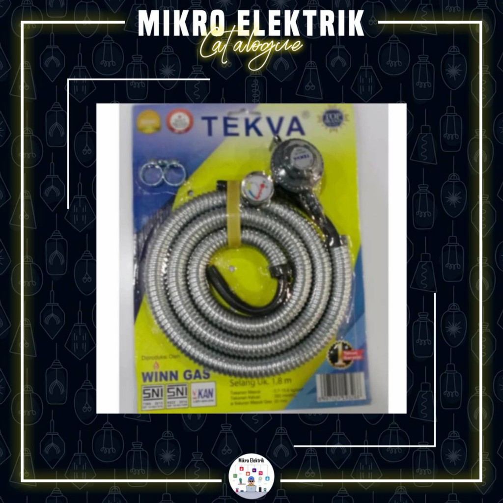 SELANG REGULATOR PAKET TEKVA SELANG 1,8M WINN GAS