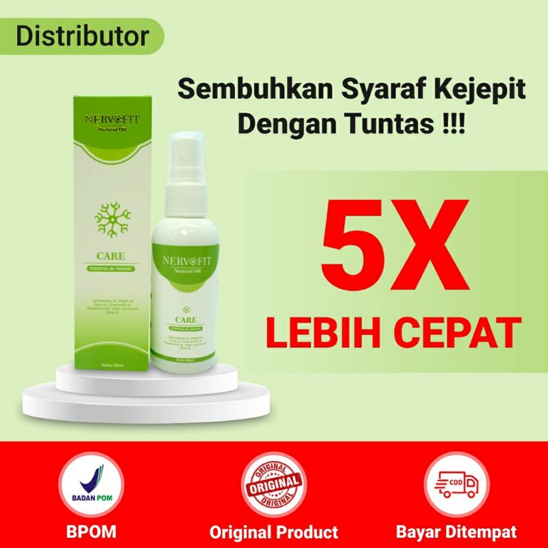 NERVOFIT SPRAY NATURAL OIL / MENGATASI SYARAF KEJEPIT /NYERI SENDI/NYERI OTOT