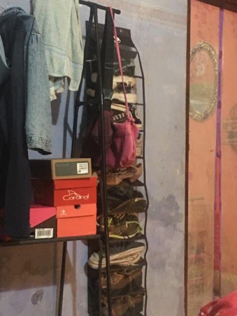 Hanging Shoes Organizer Hso - Rak Sepatu Gantung Tanpa Resleting