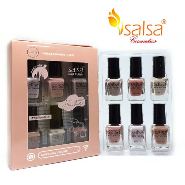 KUTEK SALSA NAIL POLISH NUDE SERIES NEW ( perbox )