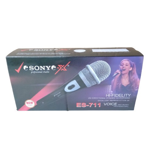 MIC KARAOKE VE SONY EX ES-711 MICROPHONE KABEL SONY MIC SONY ES-711