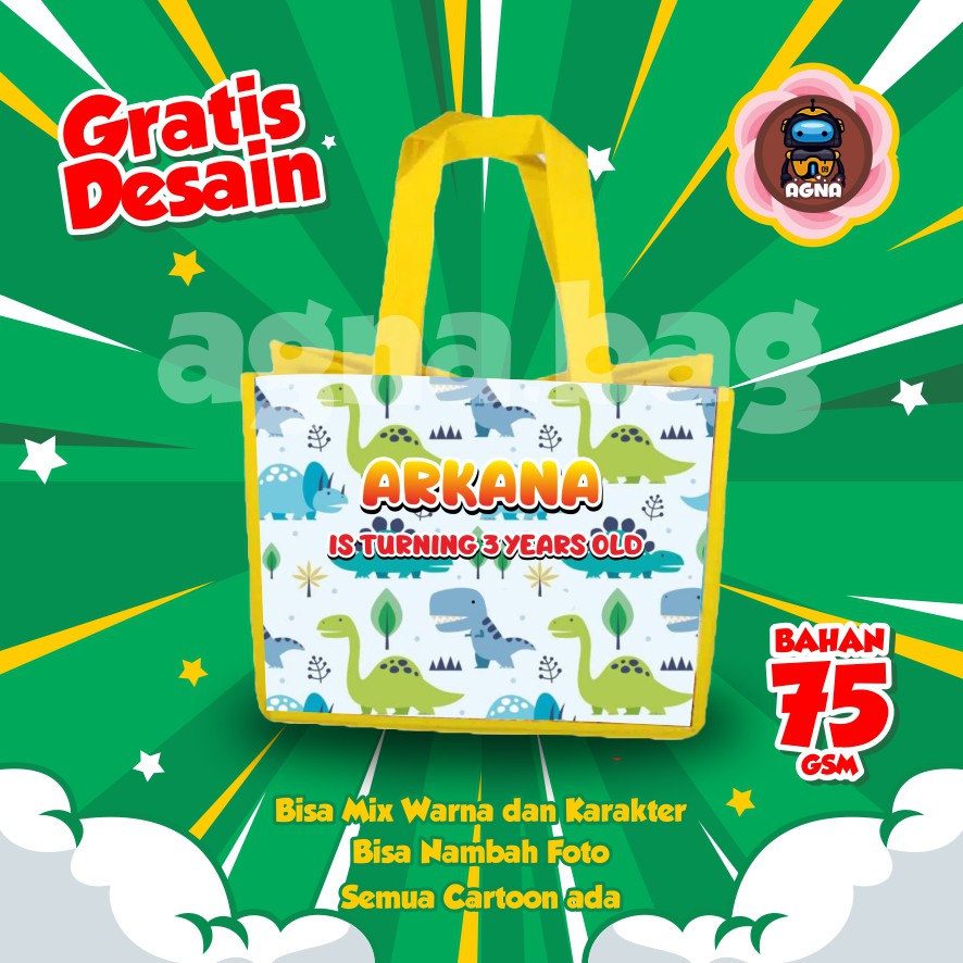 

GOODIE BAG MURAH / TAS ULTAH CUSTOM /TAS ULTAH PROMO/ TAS ULTAH DINOO 2