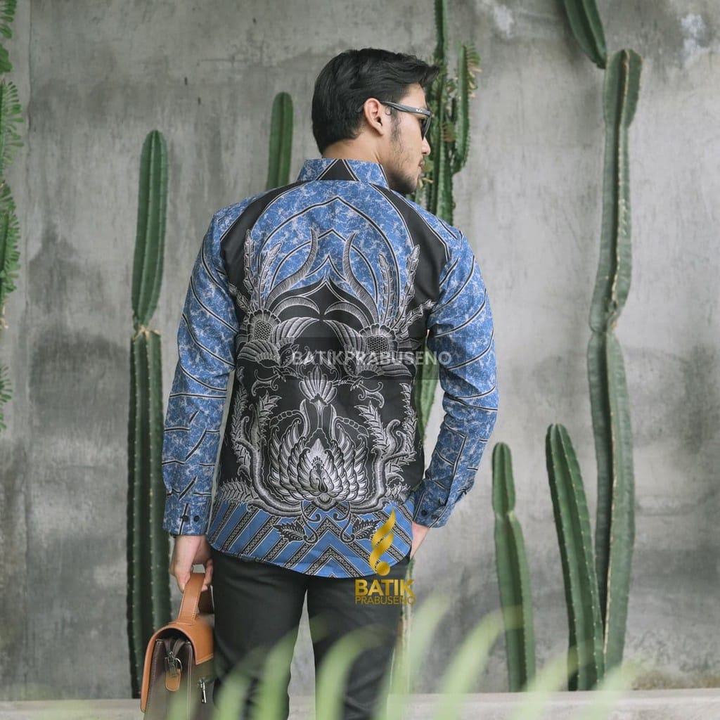 Hem  Kemeja Baju Batik Pria Cowok Laki Laki Slimfit Full Lapis Furing Lengan Panjang Lengan Pendek Original Asli Batik Jumanta Solo Laweyan Size S M L Xl XXL  370