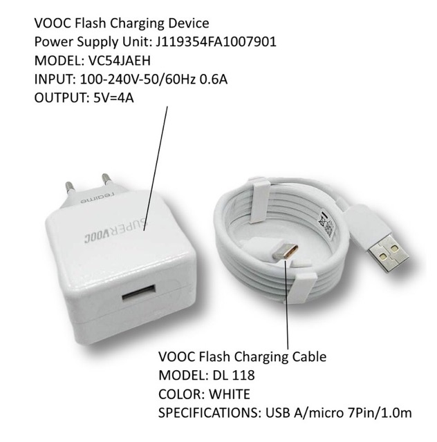 CHARGER REALME VOOC 20W TYPE C ORIGINAL SUPPORT FAST CHARGING