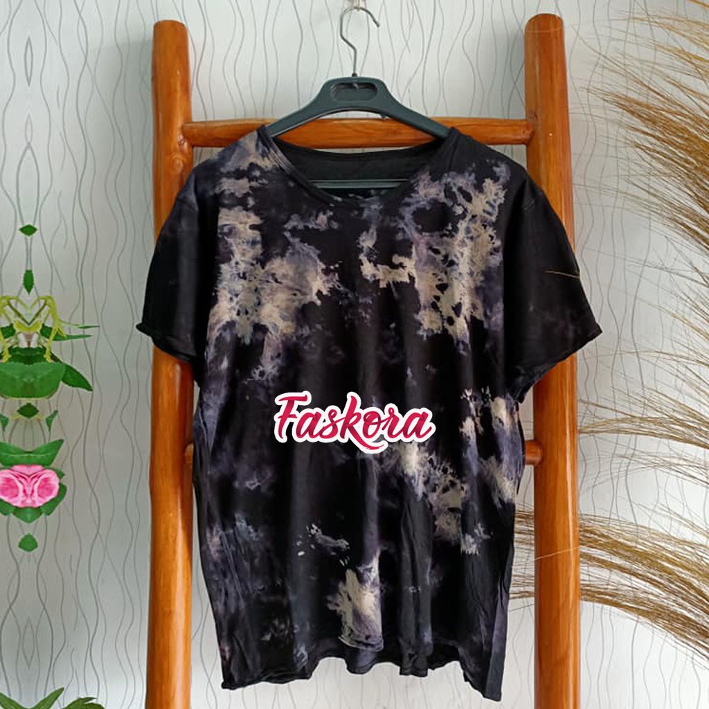 Kaos Wanita Jumbo Lengan Pendek Jersey / Kaos Tie dye Wanita Jumbo / Kaos Jersey Wanita Murah