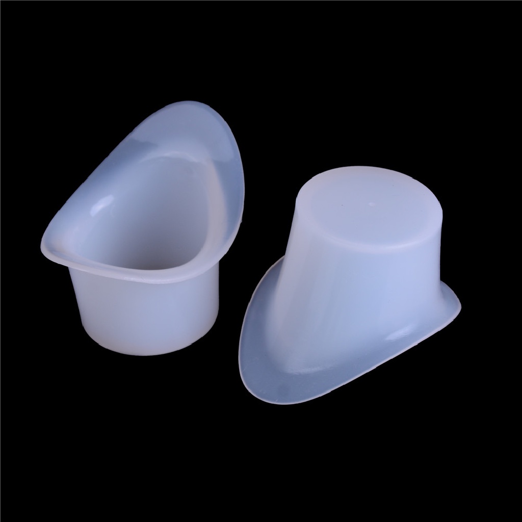 2pcs Cup Plastik Silica gel Untuk Mencuci Mata Bayi