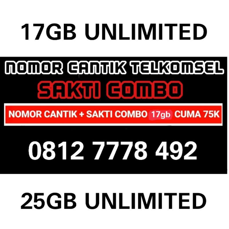 Nomor cantik 11 digit telkomsel simpati 4g lte sakti combo seri 693