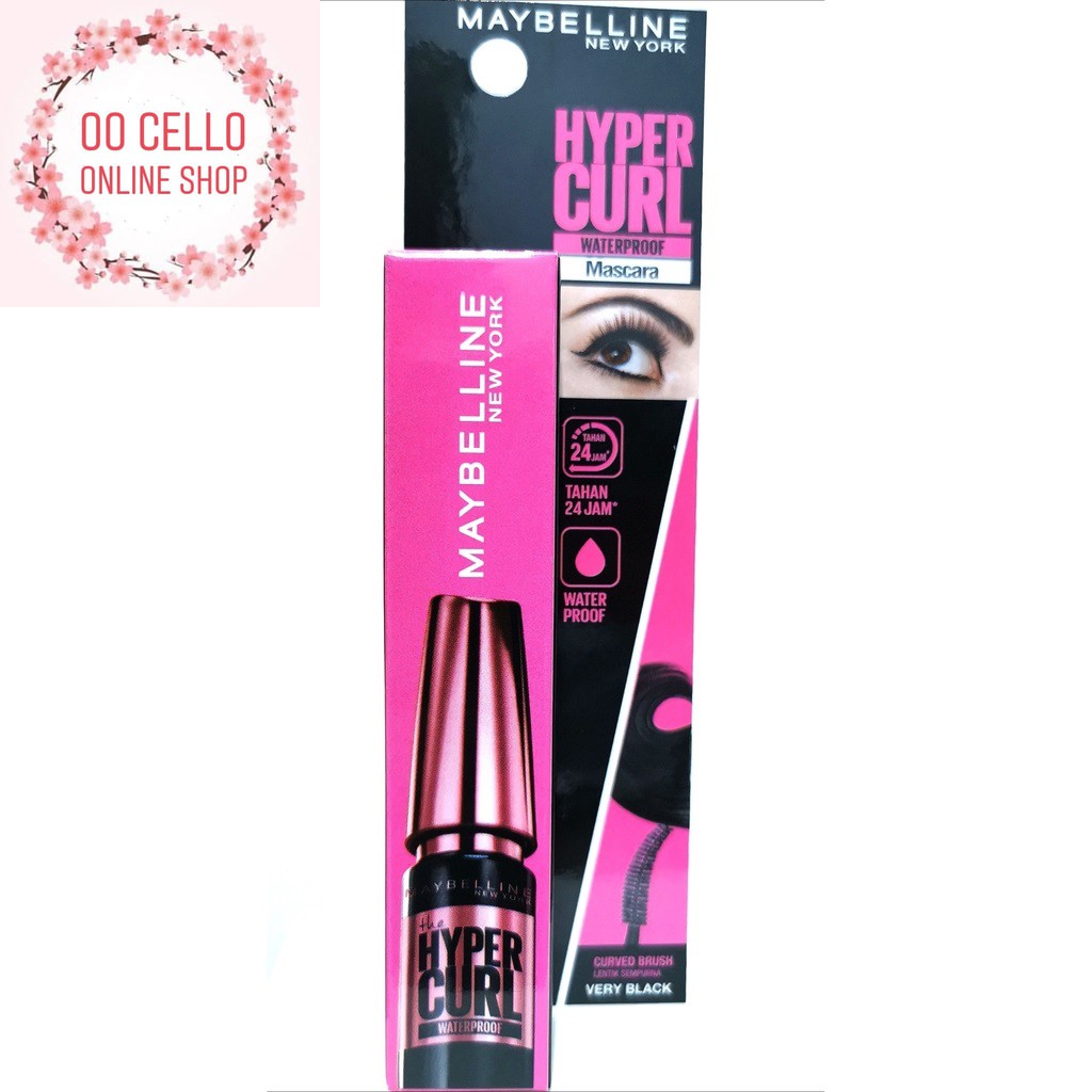 Maybelline Hypercurl Volum Express Waterproof Mascara ( 100% Ori )