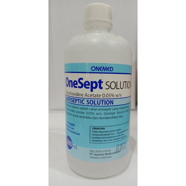 ONESEPT ONE SEPT SOLUTION 500ml / Cairan antiseptic / Larutan Antiseptik / Cairan Pembersih Luka 4.7
