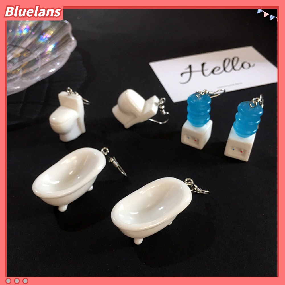 Anting Kait Menjuntai Desain Bathtub Toilet Dispenser Air Untuk Wanita