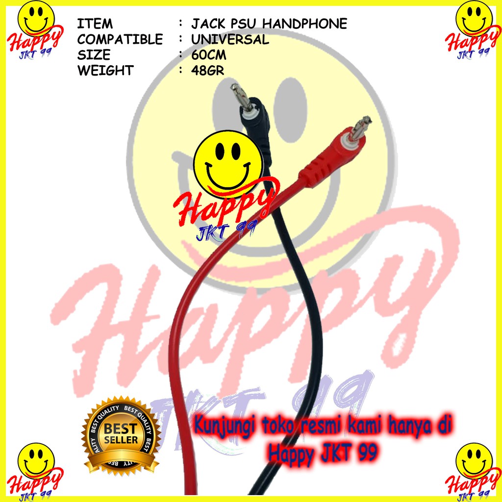 [ HAPPY JKT 99 ] KABEL POWER SUPPLY HP JACK PSU HANDPHONE UNIVERSAL ORIGINAL