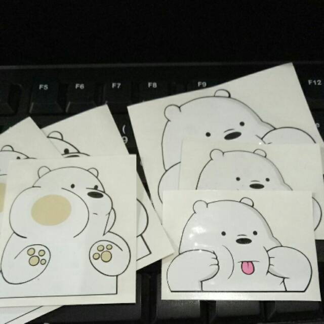 

Stiker cutting we bare bear