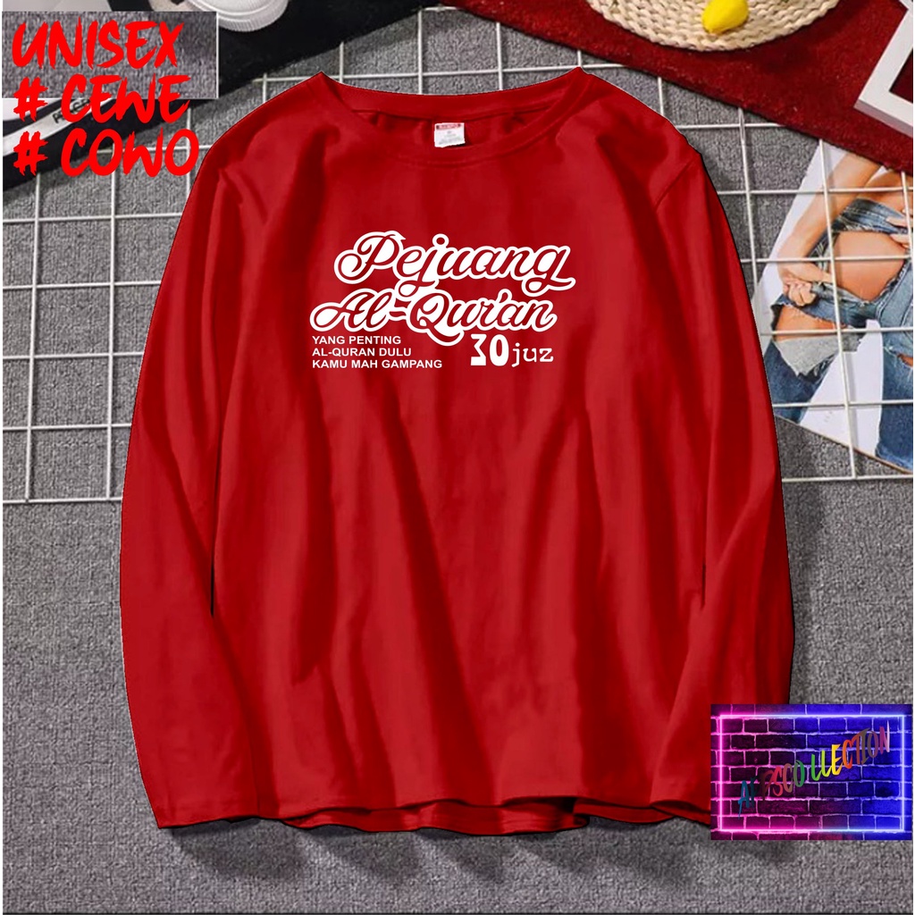 COD/ KAOS PEJUANG ALQURAN LENGAN PJG/KAOS TULISAN/KAOS HIT/KAOS SANTRI KEKINIAN/KAOS DAKWAH PAKAIAN PRIA PESANTREN KATA KATA VIRAL 2021/KAOS ISLAM/SANTRIWATI/KAOS HITS 2021/KAOS BERGAMBAR /KAOS TULISAN/KAOS EKSPRESI/KAOS PRIA /TSHIRT PRIA DAN WANITA /