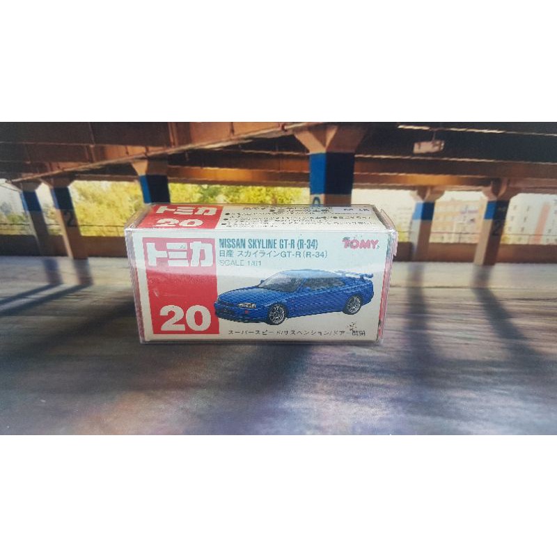 Tomica Nissan Skyline GT-R (R-34) (20) - Tomy Merah