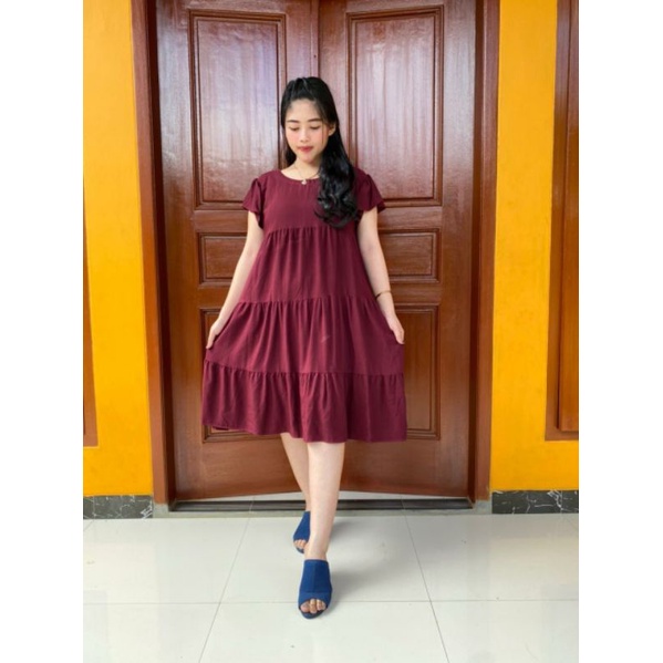 (COD) DRESS REMPEL/DRESS SUSUN/DASTER REMPEL/DASTER KEKINIAN