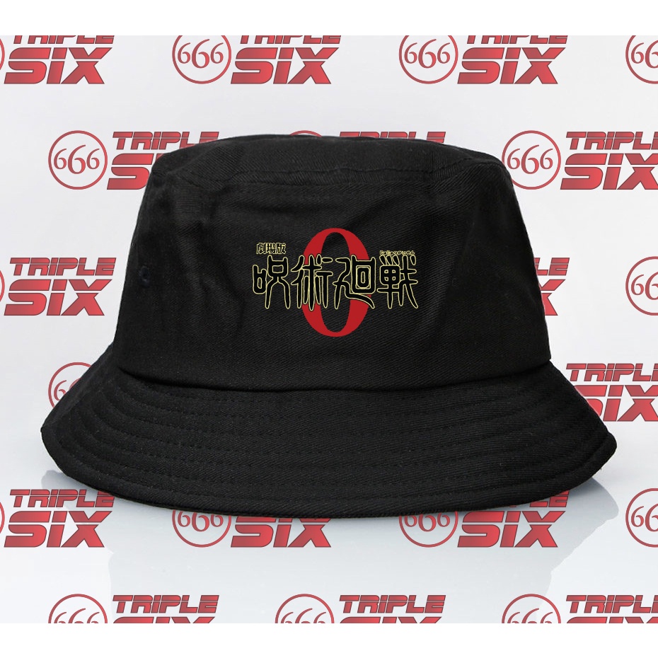 Topi Bucket Anime Jujutsu Kaisen Zero Logo