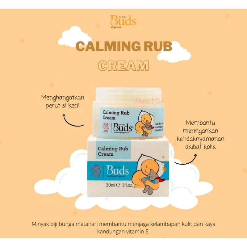 Buds Calming Rub Cream 30 &amp; 50 mg | Cream bayi